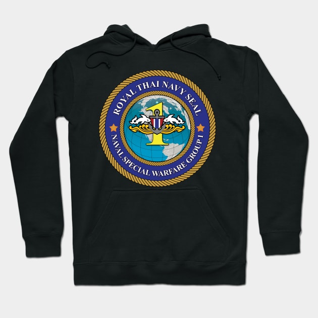 Thai Navy Seal Rescue Diver Hoodie by woormle